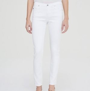 AG Adriano Goldschmied white jeans